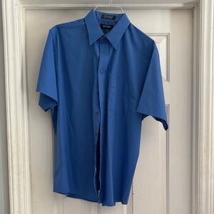 Wrangler Men's Vibrant Blue Casual Shirt